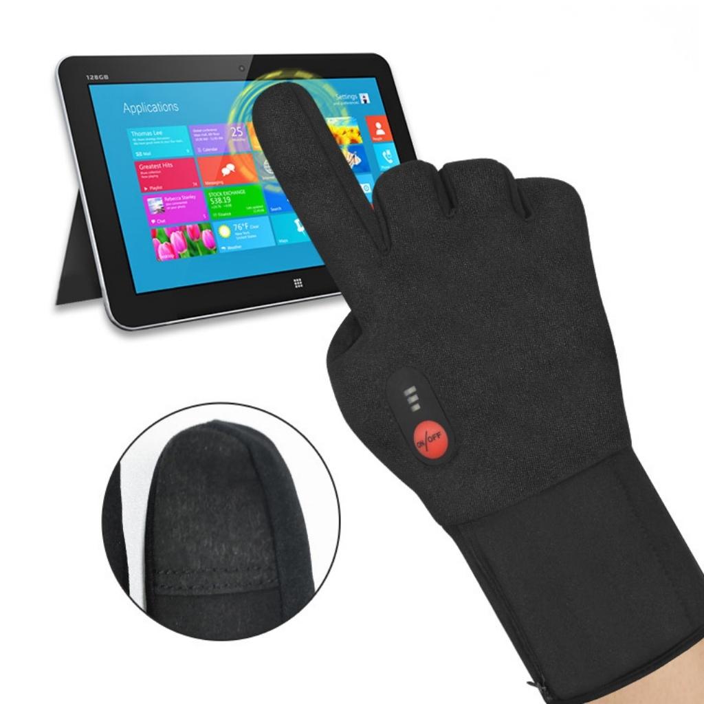 SNOW DEER Heated Gloves for Men Women, Touchscreen, Waterproof, Outdoor & Indoor Hand Warmers for Climbing,Motorcycling,Skiing