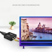 Ghojet Full HD Video 1080P HDMI to AV Mini Adapter 1080P Full HD Video Audio Converter with USB