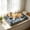 Blue#L, variant on huayou Rectangular Pet Sleeping Mat, Vintage Printed Fabric with Soft Thick Padding, Durbale Washable Cushion Pad for Indoor Cats Small Dogs Daily Rest, L Size