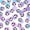Purple Pink Cyan White, variant on Manfei Soccer Sport Twin Quilt Set, Football Twin Coverlet Set, Green White Gold, Polka Dots Reversible 2pcs, 1 Bedspread and 1 Pillowcase