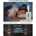 thumbnail image 4 of Cool Mist Humidifier Anti gravity Water Droplet Countercurrent Retard Pressure Anxiety 500ml Humidifier for Bedroom Easy to Clean Energy-Saving Auto Shutdown Power-off Protection with 5V2A Adapter, 4 of 6