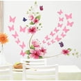 thumbnail image 2 of 24 pegatinas de pared de mariposas TUNC decoración del hogar rosa, 2 of 4