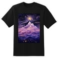 thumbnail image 2 of Plus Size Shirt for Women Black Tops for Women Oversized Short Sleeves Shirt for Women Mountain T Shirt Crewneck Shirt for Women XL, 2 of 5
