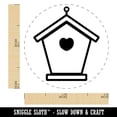 thumbnail image 2 of Sweet Birdhouse with Heart Rubber Stamp for Scrapbooking Crafting Stamping - Mini 1/2 Inch, 2 of 7