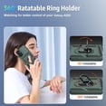 thumbnail image 6 of for Samsung Galaxy A25 5G Case with Camera Lens Cover, HD Screen Protector, 10 FT Military Grade Drop Protection, Magnetic Ring Holder Kickstand Protective Phone Case for Galaxy A25 5G, Pine Green, 6 of 12