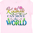 thumbnail image 4 of Inktastic Kindness Can Move the World- with flowers Boys or Girls Toddler T-Shirt, 4 of 5