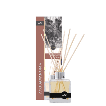 Acqua Aroma Cinnamon & Spice Reed Diffuser 3.4 FL OZ (100ml) Gift Set