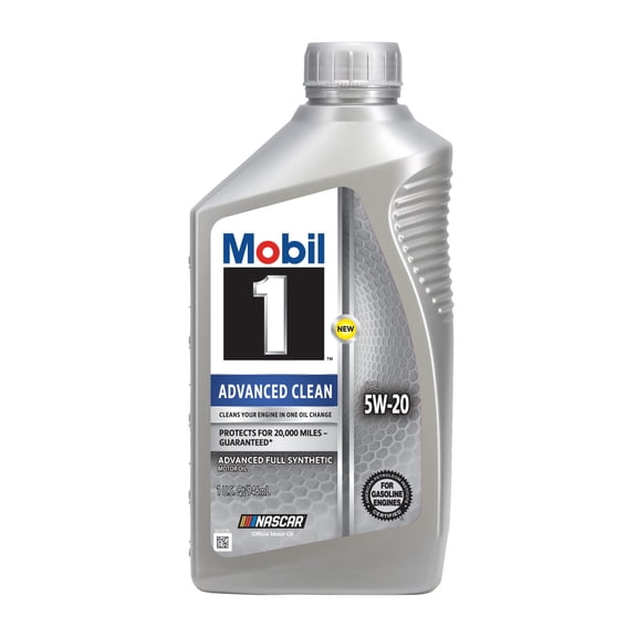 Mobil 1 Advanced Clean Full Synthetic Motor Oil 5W-20, 1 Quart