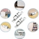 thumbnail image 4 of 6 Piezas Cierre de Doble Bola, Cerradura de Puerta de Latón, Pestillo de Puerta de Gabinete de 50 Mm, para Cocina, Baño, Armario, Armario, Armario, Puerta de Gabinete, 4 of 4