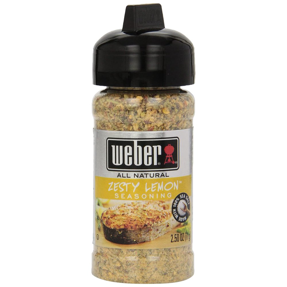 Weber Grill Seasoning Zesty Lemon, 2.5000ounces (Pack of6) Walmart