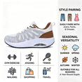 thumbnail image 6 of REABO Women's Arch Support Walking Shoes Orthotic Lightweight Breathable Sneakers for Plantar Fasciitis,Beige Size 5.5, 6 of 9