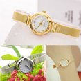 thumbnail image 5 of NUZYZ Women's Mesh Fine Alloy Band Rhinestone Dial Quartz Bracelet Wrist Watch, 5 of 8