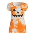 thumbnail image 5 of Tie Dye Halloween Women’s Short Sleeve Graphic Tee, 5 of 5