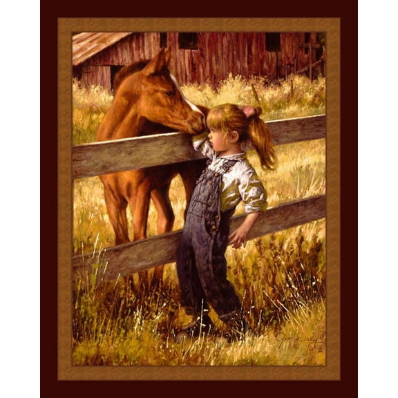 Western "A Quick Sniff" Panel Cotton Fabric