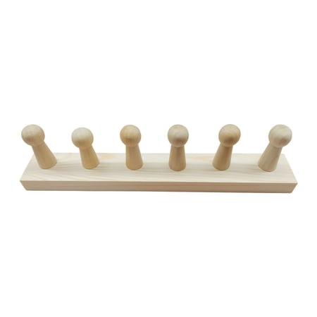 HILABEE 4 Pieces Wooden Weaving Loom Chunky Blanket Knitting Hand Crochet Yarn Craft Board Ergonomic Wood Frame Suitable for DIY lovers sewing hobbyists party gift home crafting 1 sections