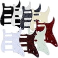 thumbnail image 3 of Pickguard Strat Stratocaster US or Mexican Made Standard with HSS Humbucker Pickup Cream 3 Ply, 3 of 10