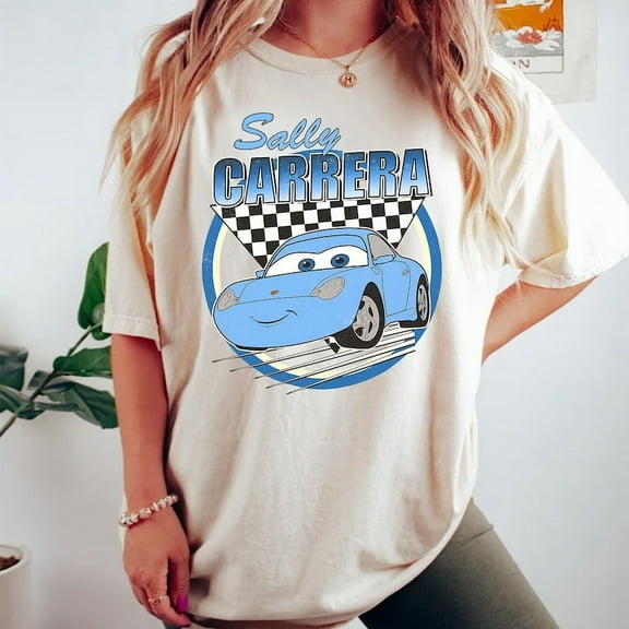 Disney Sally Carrera Comfort Color Shirt, Disney Pixar Cars Shirts , Racing Cars Matching Tee, Disneyworld Cars shirt, Disney Comfort Colors