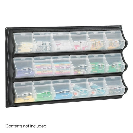 18 Pocket Panel Bins-Color:Gray