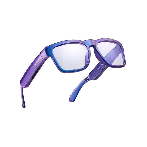 Gafas Bluetooth OHo, gafas inteligentes con control de voz y oído abierto para escuchar música y llamadas, lente de protección UV400