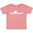 thumbnail image 3 of Inktastic Cleveland Heart Solid White Boys or Girls Baby T-Shirt, 3 of 5