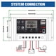 thumbnail image 2 of Controlador de Carga Solar USB Dual, Regulador de Panel de Celda PWM con Pantalla LCD, Identificación Automática, Voltaje del Sistema de 12 V 24 V, Parámetros de Carga Y Descarga Ajustables(60A) Unbranded 1810200011316, 2 of 7