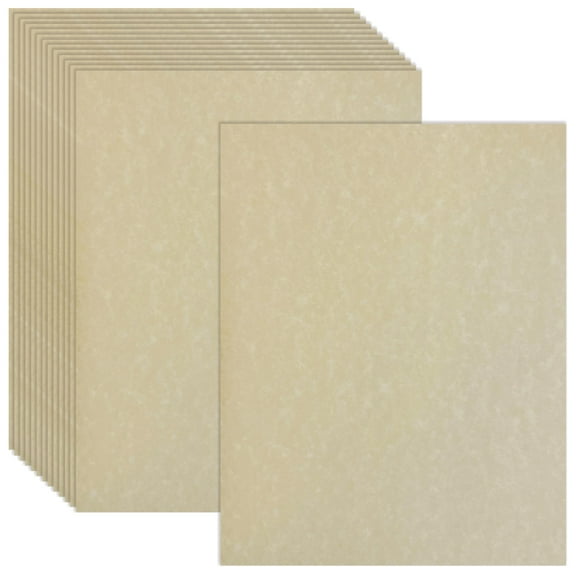 Parchment Stationery Paper, 96 Sheets, Textured Ivory, 24 lb Bond/90 gsm, Stationery Paper for Certificates, Resumes, Diplomas, Executive Use, Printer-Friendly, by Better Office Products
