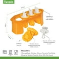 thumbnail image 5 of Tovolo Animal Popsicle Molds Zoo Crew Set of 4 Reusable Popsicle Molds with Sticks Bear Lion Monkey Elephant, BPA Free Silicone Pop Maker for Kids, Dishwasher Safe Animal Ice Molds for Frozen Treats, 5 of 9