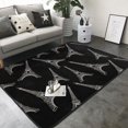 thumbnail image 3 of Eiffel Tower Industrial Area Rugs for Living Room Bedroom, 5x7 Soft Throw Washable Rug Non-Slip Carpet, Indoor Floor Rug Bedroom Decor Aesthetic, 3 of 7
