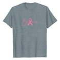 thumbnail image 4 of QUNYINEY Summer Women Shirts Casual Short Sleeve Breast Cancer Awareness Tops Loose Crew Neck Pullover Graphic Tees, 4 of 5