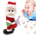 thumbnail image 1 of Navidad Santa Toys Cantando Y Bailando Juguete Peluche Eléctrico Con Música Regalos para, 1 of 9