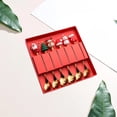 thumbnail image 5 of Hariumiu Stainless Steel Cutlery Fork Set 6pcs/set Christmas Fork Spoon Kit with Gift Box Food Grade Stainless Steel Xmas Charm Topper Long Handle Cutlery, 5 of 9