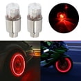 thumbnail image 4 of Tekuisi 2PCS Wheel Tire Tyre Air Valve Stem LED Light Covers Nighttime Eye-catching Decorative Lights Auto Accessories, 4 of 6