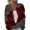Vermilion, variant on JULMCOMO Halloween Cardigan Sweaters for Women Knit Ghost Pumpkin Blood Print Button Down Casual Cardigan Spooky Printed Holiday Party Coat Tops Khaki 3XL