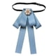 thumbnail image 2 of Corbata de lazo preanudada para mujer, elegante para eventos formales, versátil y sin arrugas. Azul claro, 2 of 9