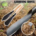 thumbnail image 4 of Pelle à Main Robuste pour Jardin, Acier Inoxydable Solide, Poignée Ergonomique Résistante à la Rouille, Outil de Jardin Parfait pour Creuser le Sol Planter Transplanter Désherbage, 4 of 6