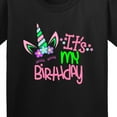 thumbnail image 4 of Inktastic It's My Birthday Unicorn Youth T-Shirt, 4 of 5
