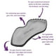 thumbnail image 2 of Herramienta de masaje Gua Sha de acero inoxidable Astra Belle Facial Care, 2 of 5