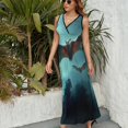 thumbnail image 3 of Bat Vestido Sin Mangas Vestidos Para Mujer, Vestido Suelto De Verano 2025, 3 of 5