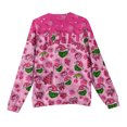 thumbnail image 4 of Mens Long Sleeve Christmas Shirts Ugly Sweatshirt for Men Pink M, 4 of 4