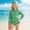 Green, variant on RTKFRFLM Girls Long Sleeve Rash Guard Swimsuit One Piece with Printed Design, UPF 50 Sun Swimwear for Toddler Kids 9M–6Y