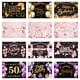 thumbnail image 2 of Fondo de feliz cumpleaños para niñas, mujeres, rosa y dorado, suministros de decoración para fiestas de cumpleaños, pancarta floral con purpurina de oro rosa para niñas dulces, mujeres, fiestas de cum kaili Sencillez, 2 of 4