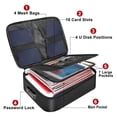 thumbnail image 3 of Qiyester Document Organizer Portable Waterproof Fireproof File Box with Handle Lock for Important Documents,Passport,Certificates, 3 of 10
