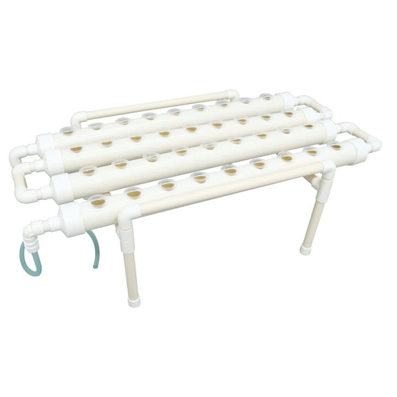 Hydroponic Pipeline Vegetable Grow Machine Plant Growing System 36 Sites Gardening Grow 1 Layers 4 Pipes with 110V Water Pump