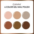 thumbnail image 2 of Set de esmaltes de uñas en gel CANNI Nude Brown Fall, 9 ml x 6 unidades, sin hemia, 2 of 9