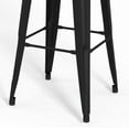 thumbnail image 4 of Simpli Home Fletcher 30" Metal Bar Stool (Set of 2) in Black, 4 of 10