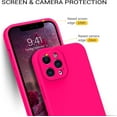 thumbnail image 6 of Compatible with iPhone 12 Pro Max Case, Premium Soft Liquid Silicone Rubber Bumper Full Body Camera Protection Anti-Scratch Microfiber Lining Phone Case for iPhone 12 Pro Max 6.7"-Hot Pink, 6 of 8