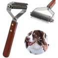 thumbnail image 1 of Coat King Rake Rastrillo De 14 Cuchillas Rastrillo De Capa Interior para Mascotas, Peine Profesional para Desenredar Mascotas D, 1 of 5