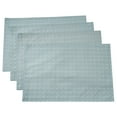 thumbnail image 2 of Saro Lifestyle Stitched Line Table Mats (Set of 4) Aqua, 2 of 5