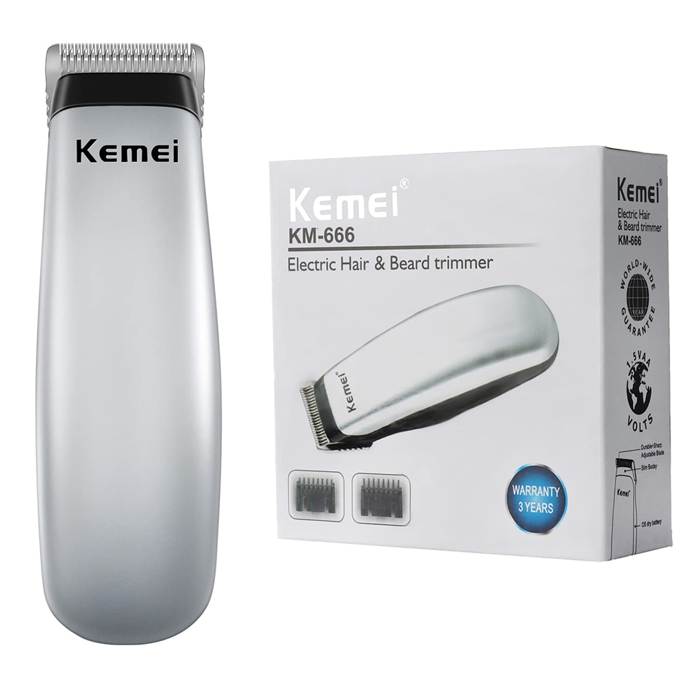Kemei Mini Cordless Beard Trimmer, Black photo 7