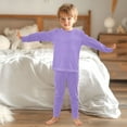 thumbnail image 6 of joogoo Light Purple Pajamas Set Long Sleeve Soft Cotton Sleepwear 2 Piece 24M, 6 of 7